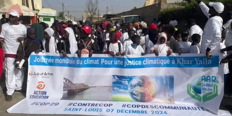 Journée mondiale du climat : Les acteurs de Saint-Louis réclament plus de justice climatique Journée mondiale du climat : Les acteurs de Saint-Louis réclament plus de justice climatique