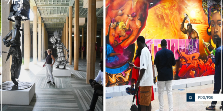 SENEGAL-CULTURE-REPORTAGE / Dak’Art 2024 : le public à la découverte des oeuvres d’art