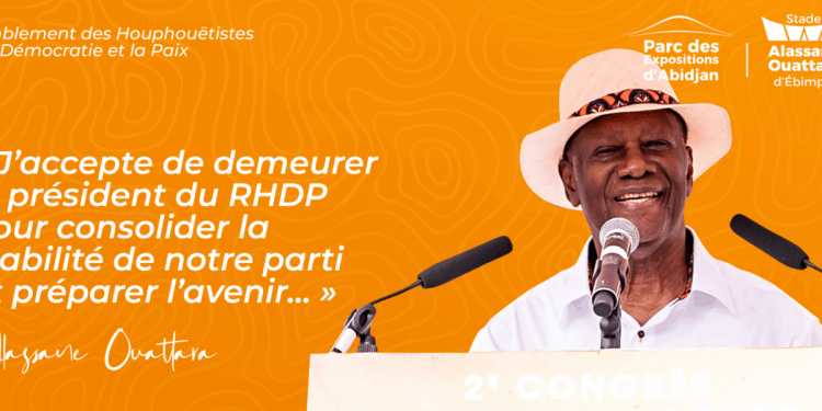 Côte d’Ivoire : Alassane Ouattara accepte la présidence du RHDP et répondra prochainement sur sa candidature.