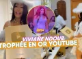 Sénégal : Viviane Chidid célèbre son anniversaire et expose son trophée YouTube pour son million d&rsquo;abonnés (Vidéo)