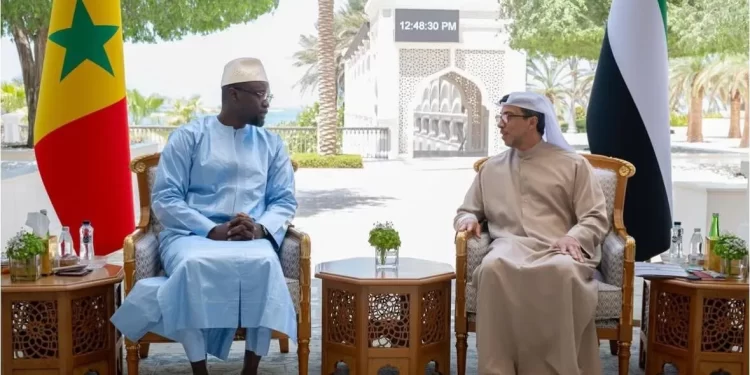 Abu Dhabi : Ousmane Sonko reçu mercredi à par le vice-Président et vice-Premier ministre des Emirats Arabes Unis Abu Dhabi : Ousmane Sonko reçu mercredi à par le vice-Président et vice-Premier ministre des Emirats Arabes Unis