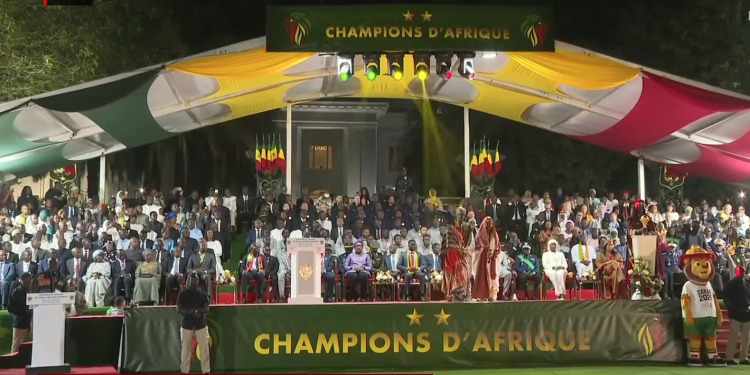 Direct -Victoire face au Maroc : les champions d’Afrique célébrés au Palais par le Président Diomaye Faye Direct -Victoire face au Maroc : les champions d’Afrique célébrés au Palais par le Président Diomaye Faye
