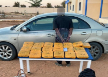 Aéré Lao : Un véhicule intercepté par la gendarmerie avec 19 kg de chanvre indien