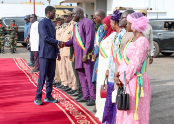 Arrivée du président Bassirou Diomaye Faye à Tambacounda pour une tournée économique
