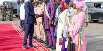 Arrivée du président Bassirou Diomaye Faye à Tambacounda pour une tournée économique